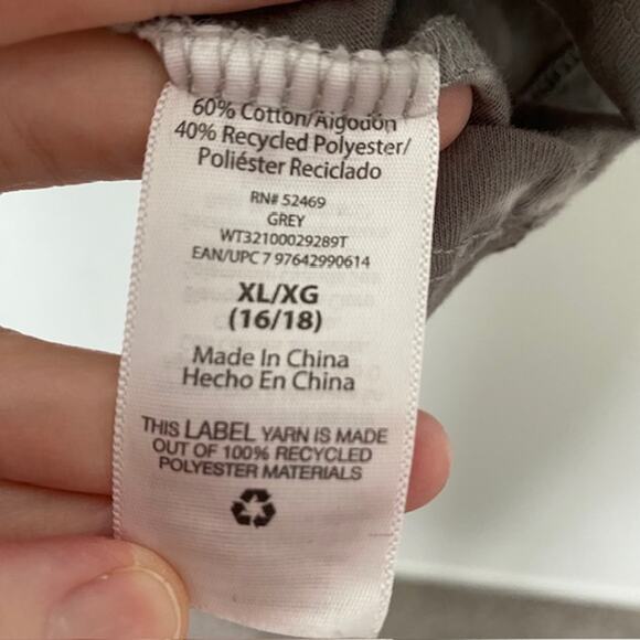 Halloween Tee Shirt BOO Gray Tie Dye Short‎ Sleeve Top Women's XL (16-18) - Picture 7 of 9